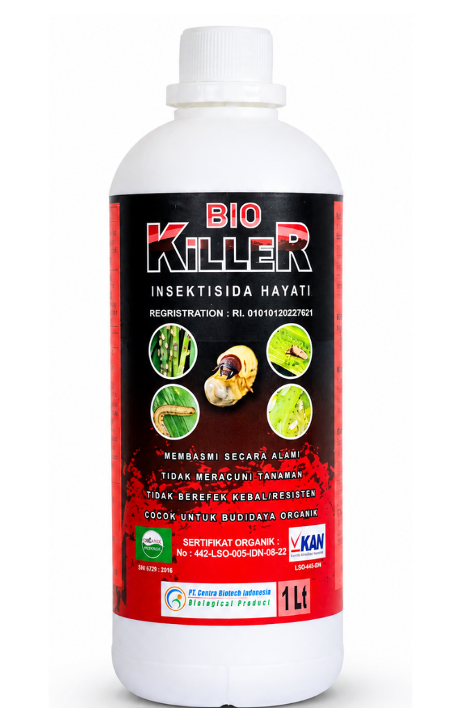 Kemasan botol BIO KILLER insektisida hayati kemasan 1 liter